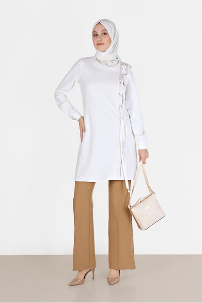 Alvina Tunic - Eyelet Detailed, Model 42202