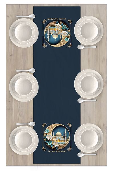 Bertille Home Ramadan Series 140x40 Cm Digital Printed Runner (Ramadan)