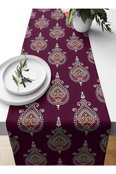 Bertille Home Ramadan Series 140x40 Cm Digital Printed Runner (Ramadan)