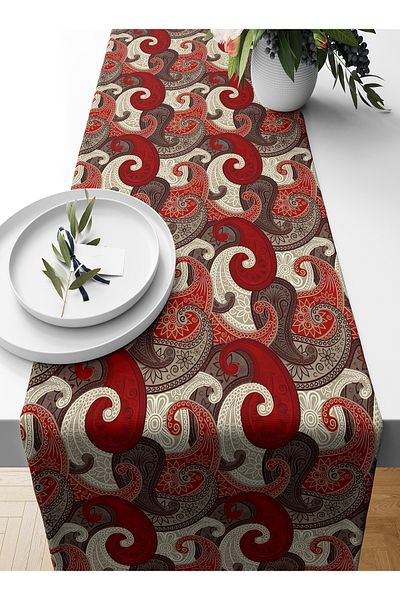 Bertille Home Seria Ramadan 140x40 cm Runner imprimat digital (din Rama)