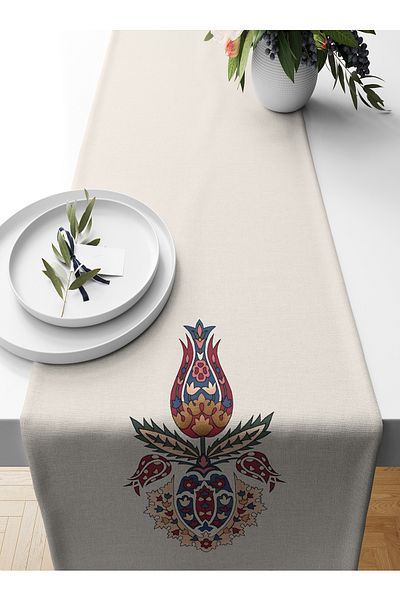 Bertille Home Ramadan Series 140x40 Cm Digital Printed Runner (Ramadan)