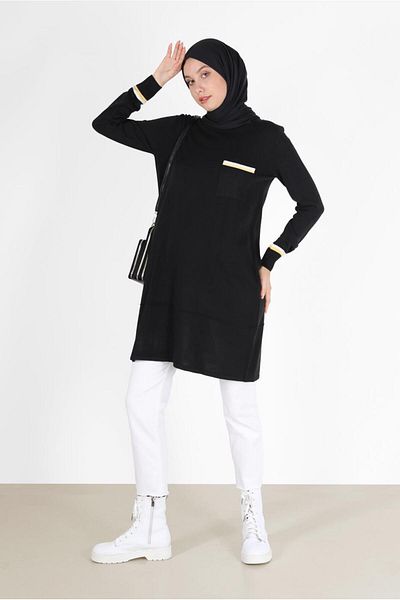 Alvina POCKET DETAILED KNITWEAR TUNIC 42013