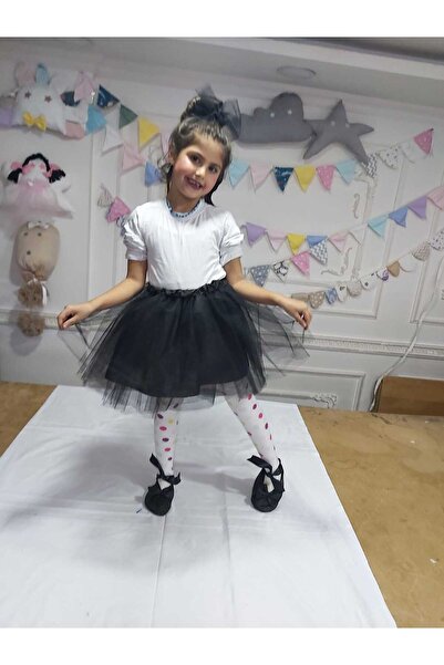 babyen1 تنورة TÜTÜ (سوداء) 2_9 سنوات