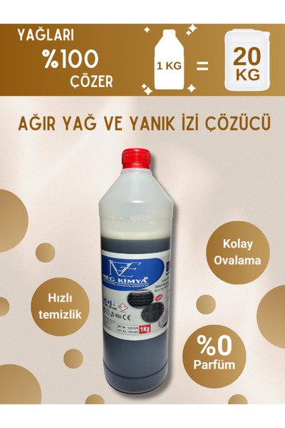 NEG KİMYA PROFESYONEL KİMYASAL ÇÖZÜMLER Ağır Yağ Çözücü Fırın, Izgara, Ocak, ...