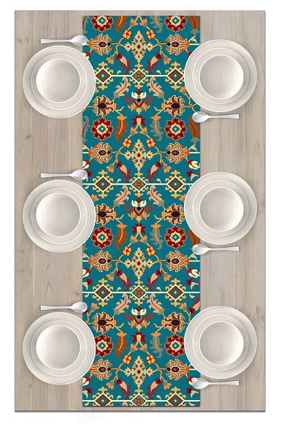 Bertille Home Ramadan Series 140x40 Cm Digital Printed Runner (Ramadan)
