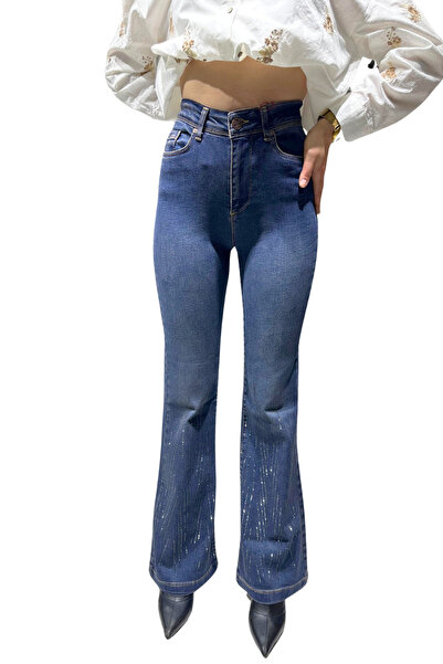 LA CARTE LİKRALI PAÇASI TAŞLI İSPANYOL PAÇA PANTOLON