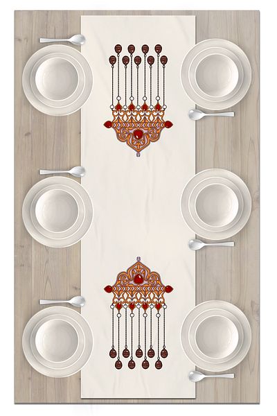 Bertille Home Ramadan Series 140x40 Cm Digital Printed Runner (Ramadan)