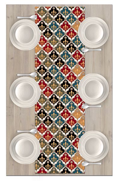 Bertille Home Ramadan Series 140x40 Cm Digital Printed Runner (Ramadan)