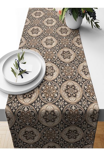 Bertille Home Ramadan Series 140x40 Cm Digital Printed Runner (Ramadan)