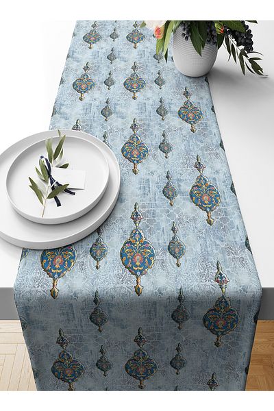 Bertille Home Seria Ramadan 140x40 cm Runner imprimat digital (din Rama)