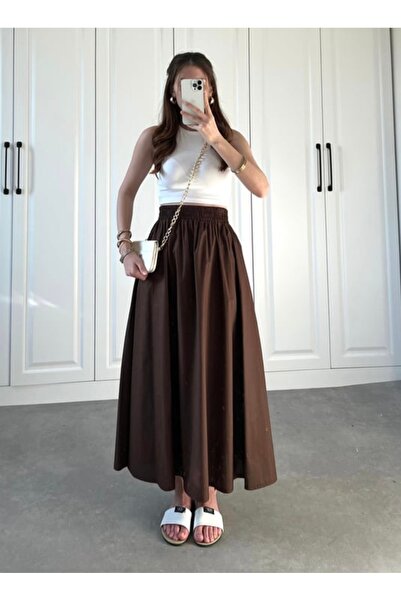 BLUEPERYY Fusta din Poplin