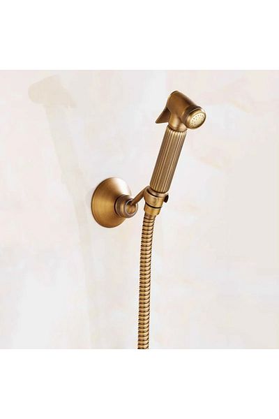 OEM Antique Color Bathroom Bidet Pressure Sprayer Bidet Tap Toilet Seat Hose