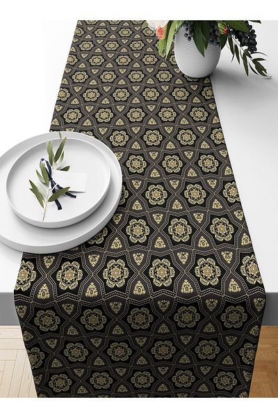 Bertille Home Ramadan Series 140x40 Cm Digital Printed Runner (Ramadan)