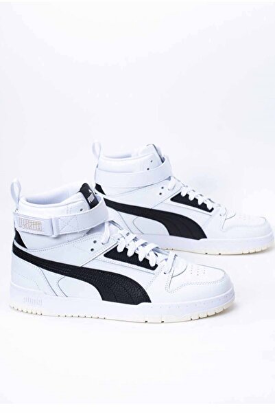 Puma 385839 01 RBD GAME Біло-чорно-золоті жіночі баскетбольні кросівки