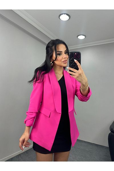 Bella Breeze Jachetă blazer cu mâneci adunate pentru femei