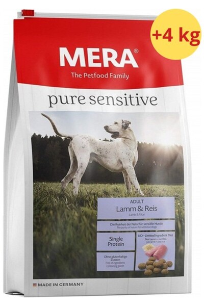 Mera Pure Sensitive Kuzulu Yetişkin Köpek Maması 12,5 + 4 kg