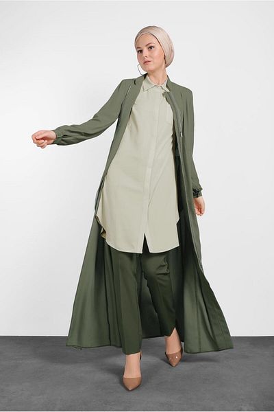 TRENDTESETTÜR Γυναικείο Μπεζ Τσέπη Classic Tunic 4164
