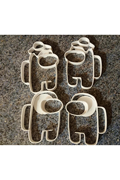 Cypnova Among Us Cookie Mold Set 4 Pieces – Colorful and Fun Design