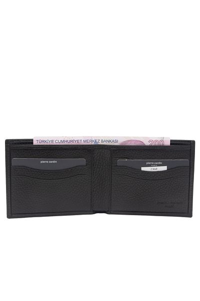 Pierre Cardin Men's Black Floater Leather Wallet 2368A41