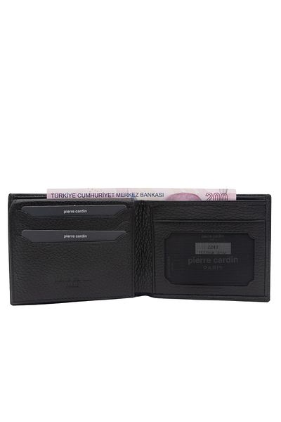 Pierre Cardin Black Floater Leather Men's Wallet 2243A41