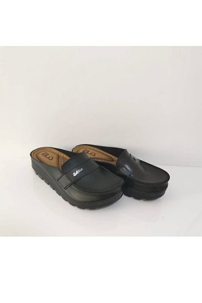phelon outdoors Elis Black Closed Front Anatomical Sole Slippers