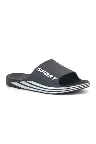 Ayzen Black Non-Slip Sole Slippers (Wet-Dry)