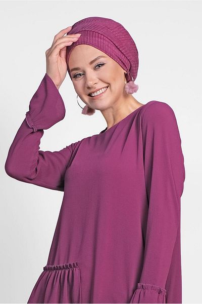 TRENDTESETTÜR Tunic with Ruffle Sides 4850