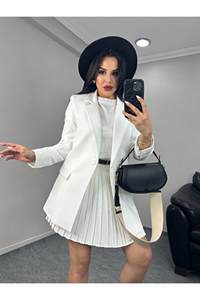 SUXİRCNHTMTS Дамско сако с едно копче