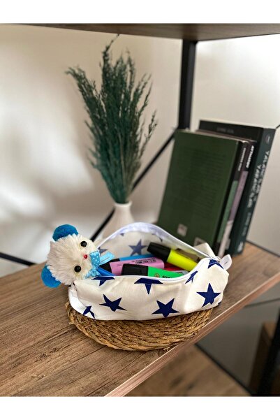 dkacollections Yıldız Desenli - KALEMLİK -Kalem Kutusu Arkadaşa Hediyelik Tat...