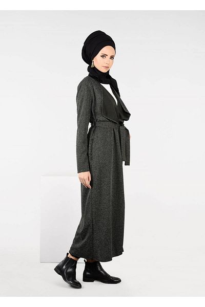 TRENDTESETTÜR Γυναικείο μπουφάν με λεπτομέρεια χακί 4933