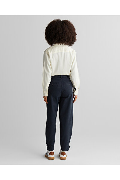 Gant Kadın Siyah Tapered Fit Pantolon