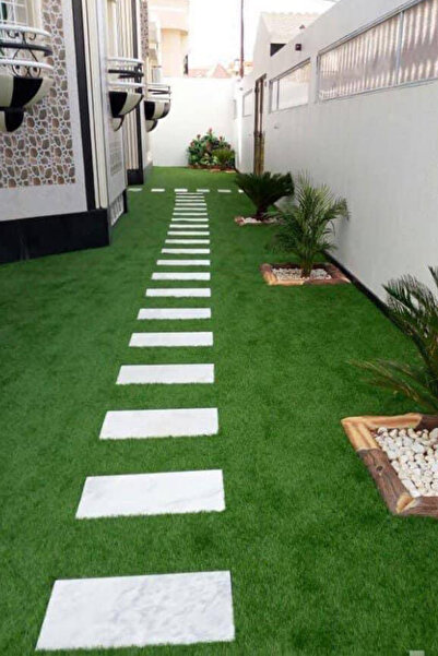 IMAPLUS İç Ve Dış Mekan Için Uygun Balkon Ve Bahçeye Uyumlu Yeşil Yapay Çim Halı 7mm