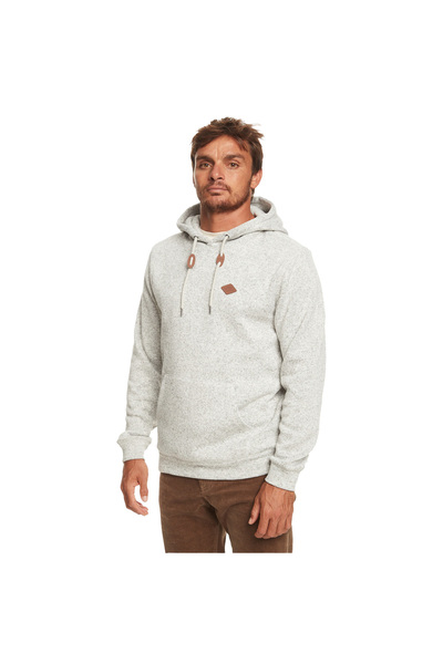 Quiksilver Keller Hood Erkek Sweatshirt Light Grey Heather ERKEK SWEATSHIRT EQYFT04837
