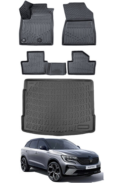 ko kaliteoto Renault Austral Hybrid 2025 Model Havuzlu Paspas Ve Bagaj Havuzu...