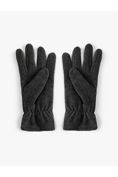 Koton Basic Gloves Cotton with Rubber Detail