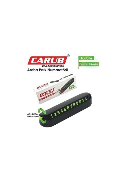 Carub Car Parking Numberer Phosphorescent Br4620616