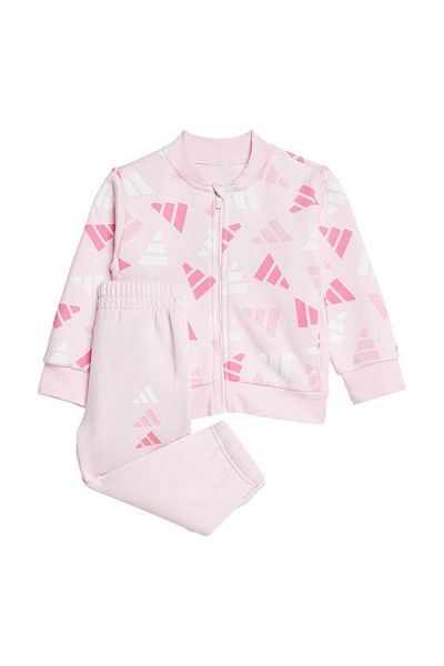 adidas Seasonal Essentials Logo Celebration Baby Pink Tracksuit Set (Jc7709)