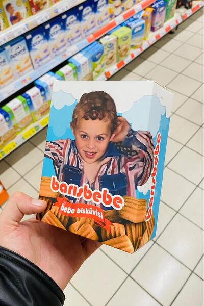 Yushi Club Barışbebe Barış Alper Yılmaz Özel Kutu İçerisinde 200gr Bisküvi