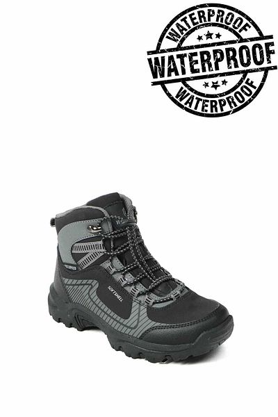 Hammer Jack Vodotěsné dětské boty - Tomas 101 Model, Black