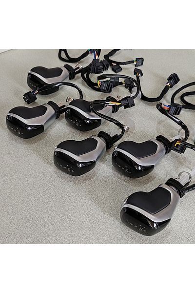 GCP German Car Parts ناقل الحركة الأوتوماتيكي المضيء LEON MK3 - ناقل الحركة بمؤشر LED DSG مع مقبض