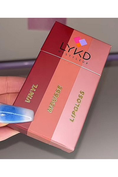 lykd Timeless Lipgloss (New 3-Piece Lipstick Set)