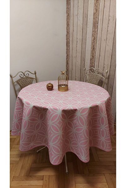 gonk Round, Wrought Iron Pattern,Duck (Liquid Protective,Stain-Protective) Fabric,Tablecloth
