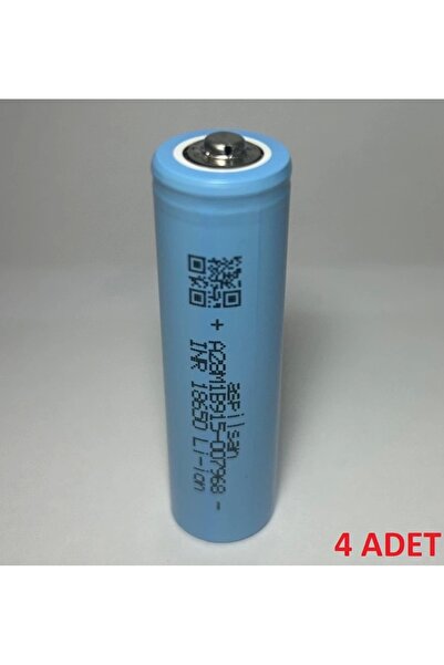 ASPİLSAN Aspilsan Başlı 18650 Li-Ion Pil 3.7V 2900mAh INR18650A28 - 4 Adet