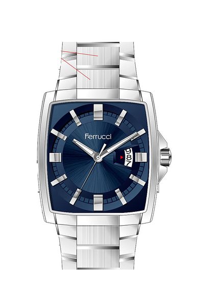 Ferrucci Ferrucci̇ Fc 03327Tm.01 Steel Cord Men's Wristwatch