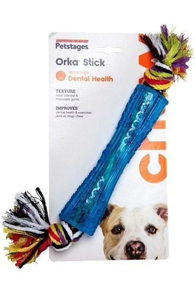 PetStages Orka Stick Alternative Drawstring Dog Chewing Toy