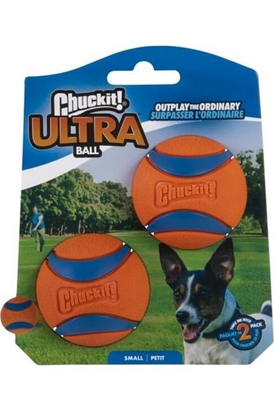 Chuckit Ultra Ball Set of 2 Small Dog Play Balls