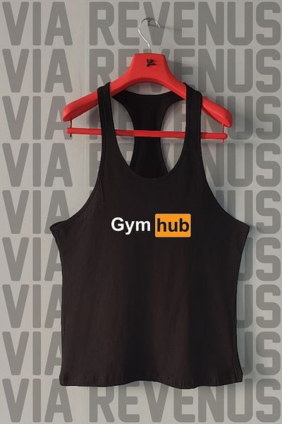 Vordevia Gymhub Printed Tank Top Sports Tank Top