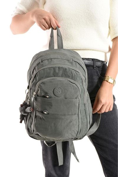 Baginn Women's Backpack Multi-Pocket 30*25 cm Lightweight Clinker Cloth Sports Travel Bag Water Repellent Cloth