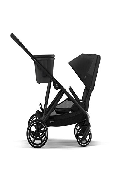 Cybex Gazelle S (Black Şasi) İkiz Bebek Arabası (Moon Black)