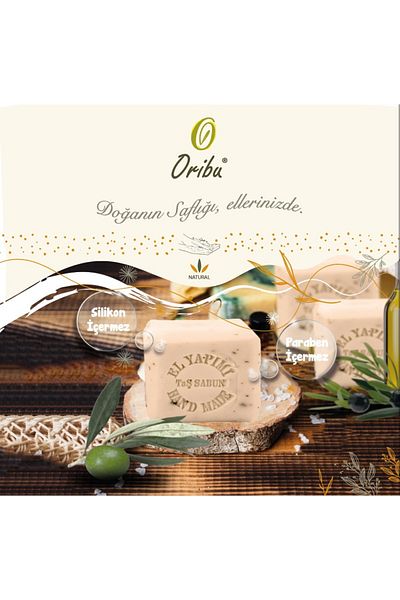 Oribu Stone Tattoo Handmade Olive Oil 120 g Soap